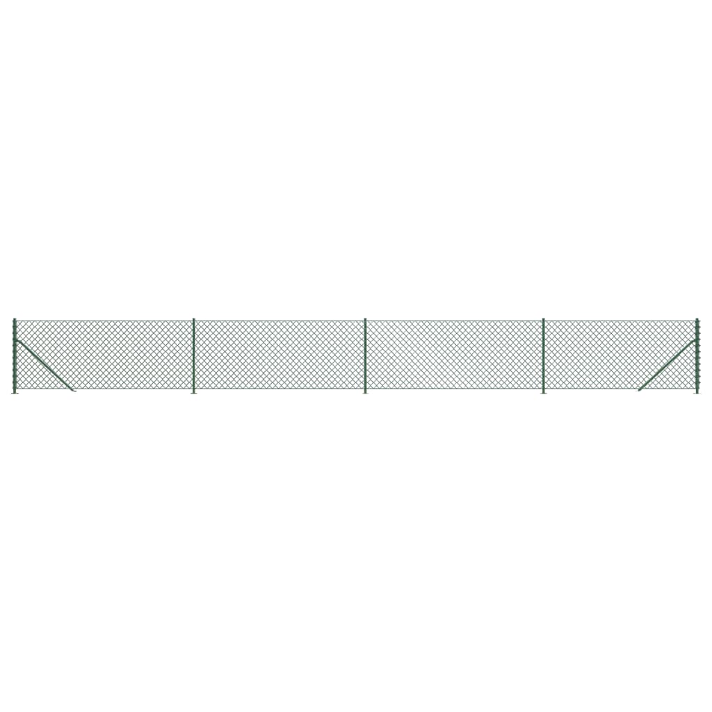Clôture grillagée Vidaxx avec bride 1,1x10 m vert