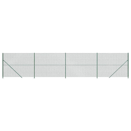 Clôture grillagée Vidaxx avec bride 1,6x10 m vert