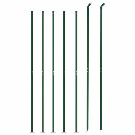 Clôture grillagée Vidaxx avec bride 1,6x10 m vert