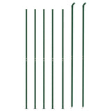 Vidaxl mesh fence with flens 2x10 m green