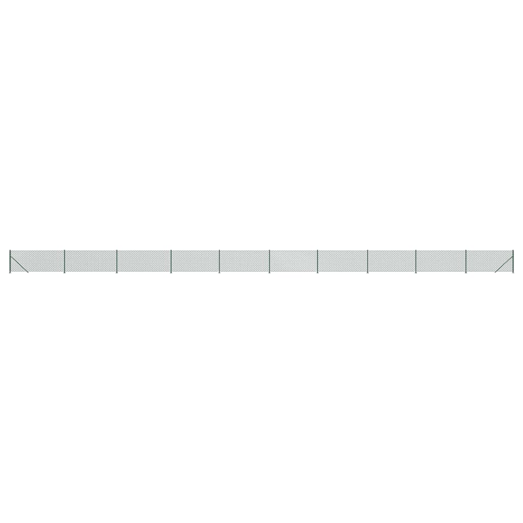 Clôture grillagée Vidaxx avec bride 0,8x25 m vert