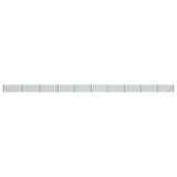 Clôture grillagée VidaXL avec bride 1x25 m vert