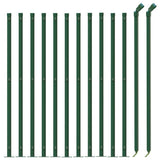Clôture grillagée VidaXL avec bride 1x25 m vert