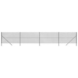 Clôture grillagée Vidaxl 2x10 m anthracite