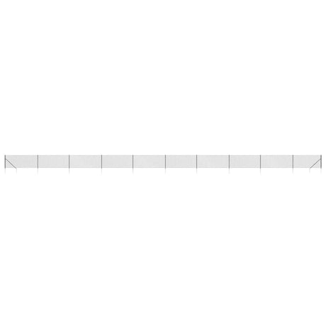 Clôture grillagée Vidaxl avec ancrages au sol 0,8x25 m anthracite