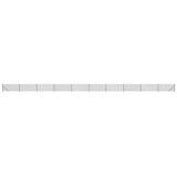 Clôture grillagée Vidaxl avec bride 0,8x25 m anthracite