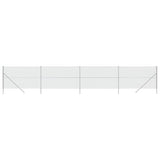 Clôture grillagée VidaXL 1,6x10 m couleur argent