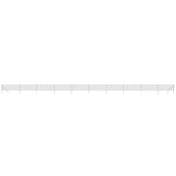 Clôture grillagée VidaXL 0,8x25 m couleur argent