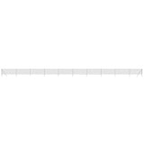 Clôture grillagée Vidaxxl 1x25 m argenté