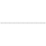 Clôture grillagée Vidaxl avec bride 0,8x25 m couleur argent