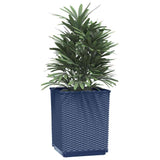 Vidaxx jardinières 2 pcs 30x30x37 cm polypropylène bleu-gris