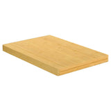 Carte de découpe Vidaxl 60x40x4 cm bambou