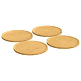 Assiettes de pizza Vidaxl 4 PCS Ø32X1,5 cm BAMBOO