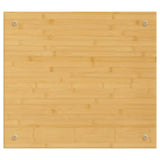 Vidaxl Hob Cover Cover 50x56x1,5 cm BAMBOO