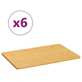 Vidaxl breakfast plates 6 st 35x23x0.8 cm bamboo