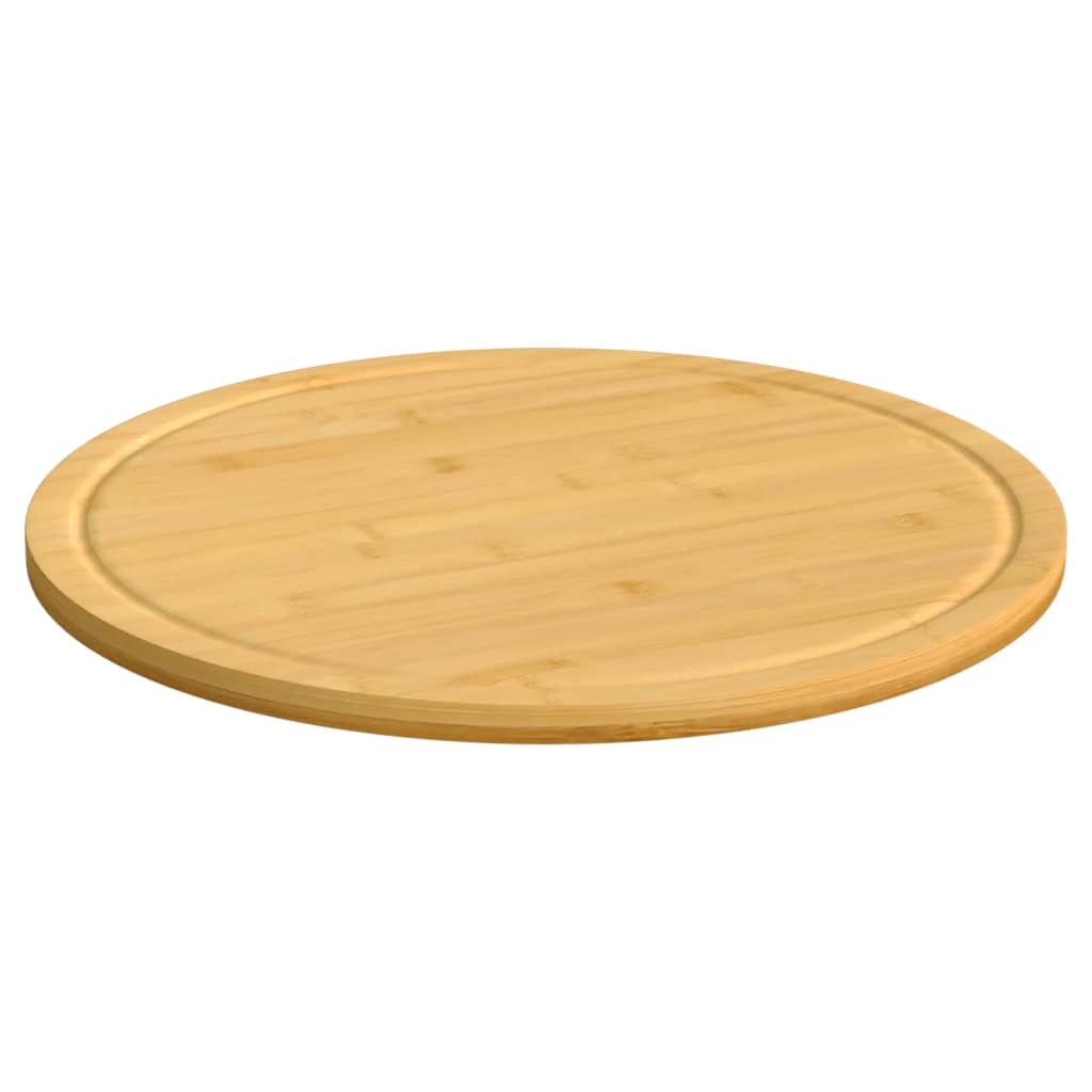 Vidaxl cutting boards 6 pcs Ø30x1.5 cm bamboo