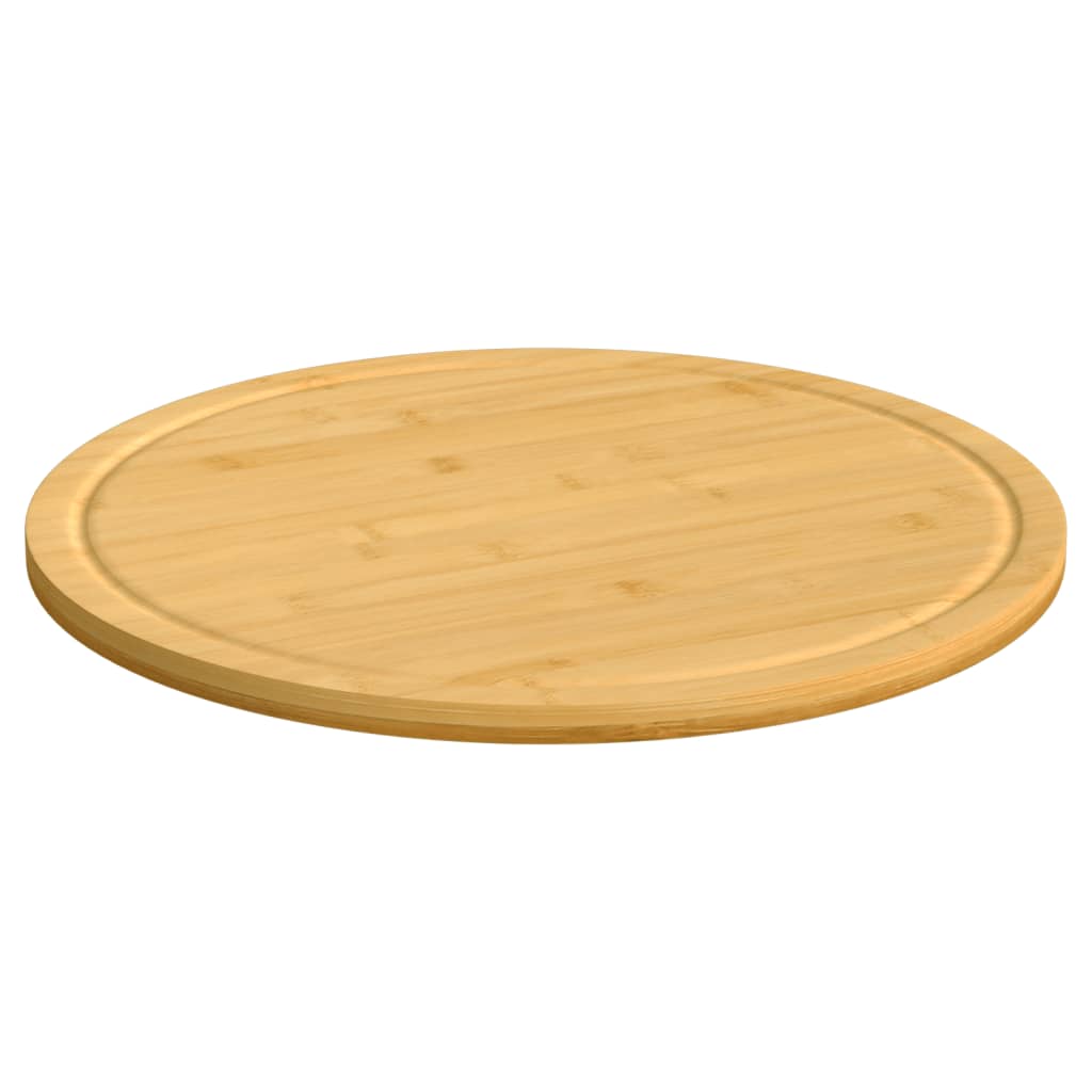 Tablas de corte Vidaxl 6 STS Ø40x1.5 cm de bambú