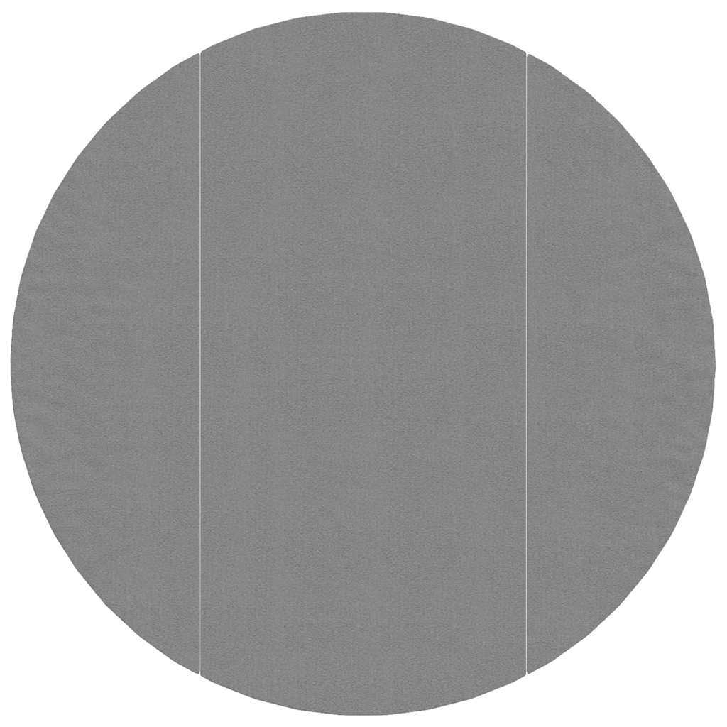 Vidaxx tapis de sol de piscine ø306 cm géotextile polyester gris clair
