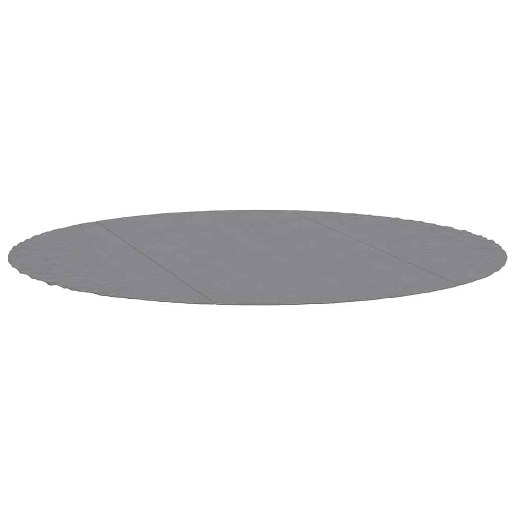 Vidaxx tapis de sol de piscine ø366 cm géotextile polyester gris clair