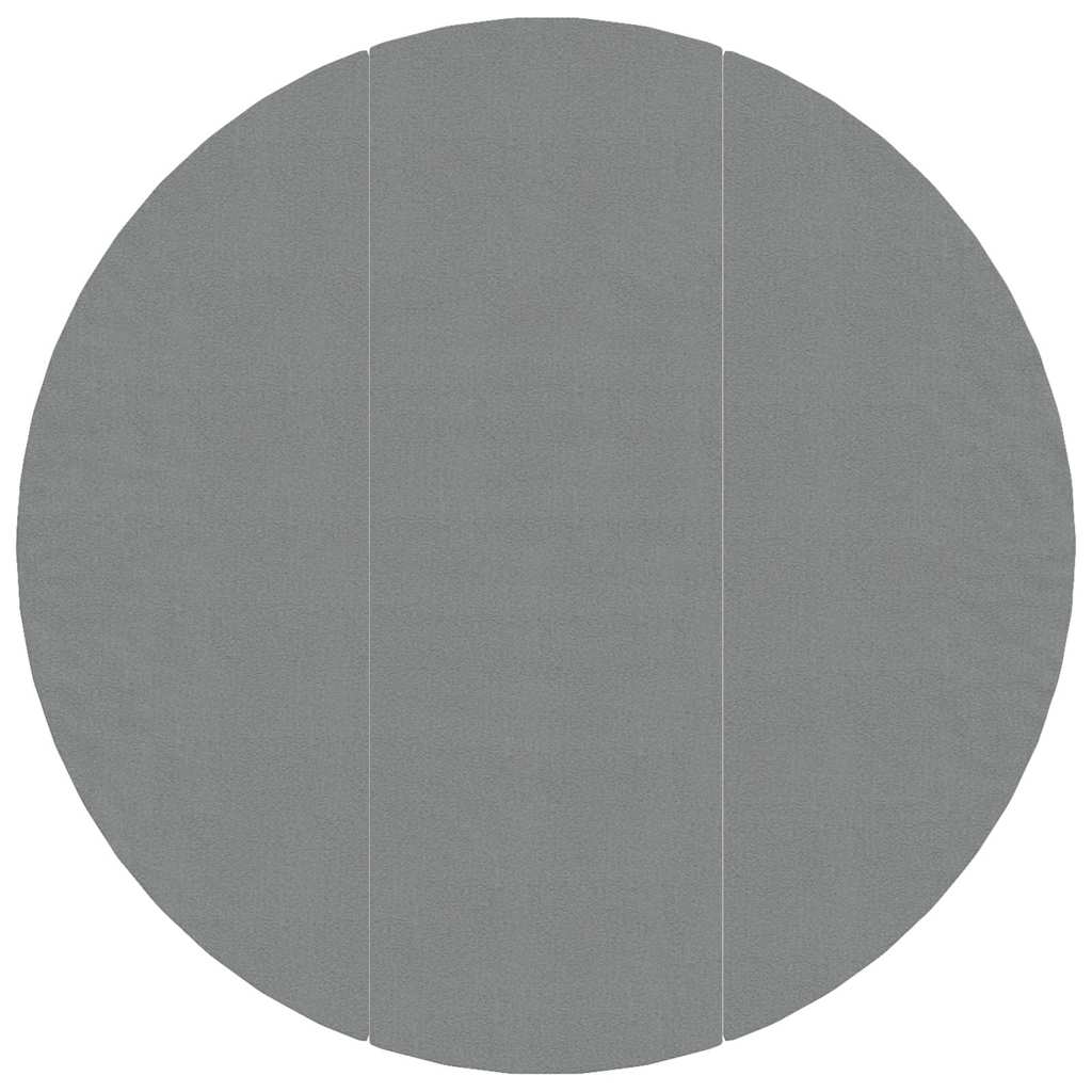 VidaXL Tapis de sol de piscine Ø396 cm géotextile polyester gris clair