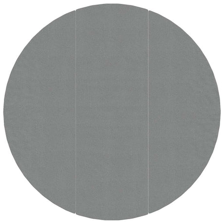 VidaXL Tapis de sol de piscine Ø396 cm géotextile polyester gris clair