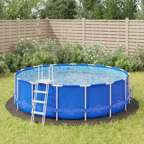 Vidaxx tapis de sol de piscine ø428 cm géotextile polyester gris clair