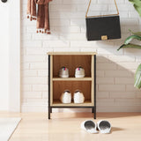 Armoire à chaussures Vidaxl 38x35x50 cm en bois de bois de chêne sonoma coloré