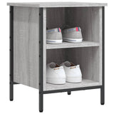 Vidaxx meuble à chaussures 38x35x50 cm dérivé du bois chêne sonoma gris