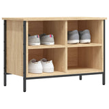 VidaXL armoire à chaussures 69x35x50 cm en dérivé du bois couleur chêne sonoma
