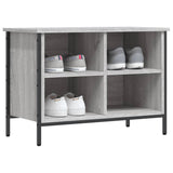 Vidaxx meuble à chaussures 69x35x50 cm dérivé du bois chêne sonoma gris