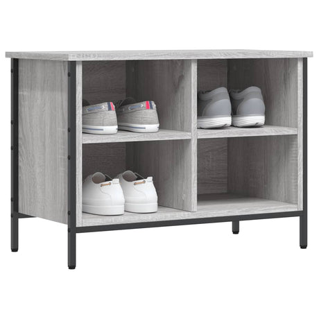 Vidaxx meuble à chaussures 69x35x50 cm dérivé du bois chêne sonoma gris