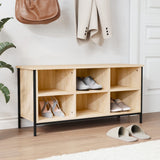 Vidaxx meuble à chaussures 100x35x50 cm bois d'ingénierie chêne sonoma