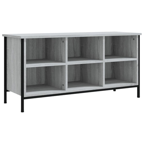 Vidaxx meuble à chaussures 100x35x50 cm bois d'ingénierie couleur chêne sonoma gris
