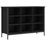 Vidaxx armoire à chaussures 100x35x70 cm bois fini noir