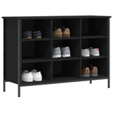 Vidaxx armoire à chaussures 100x35x70 cm bois fini noir