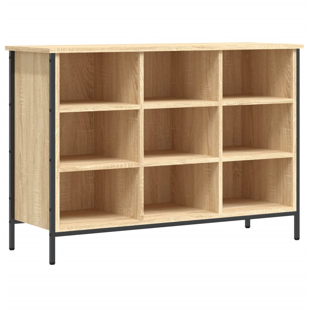 Vidaxx meuble à chaussures 100x35x70 cm bois d'ingénierie chêne sonoma