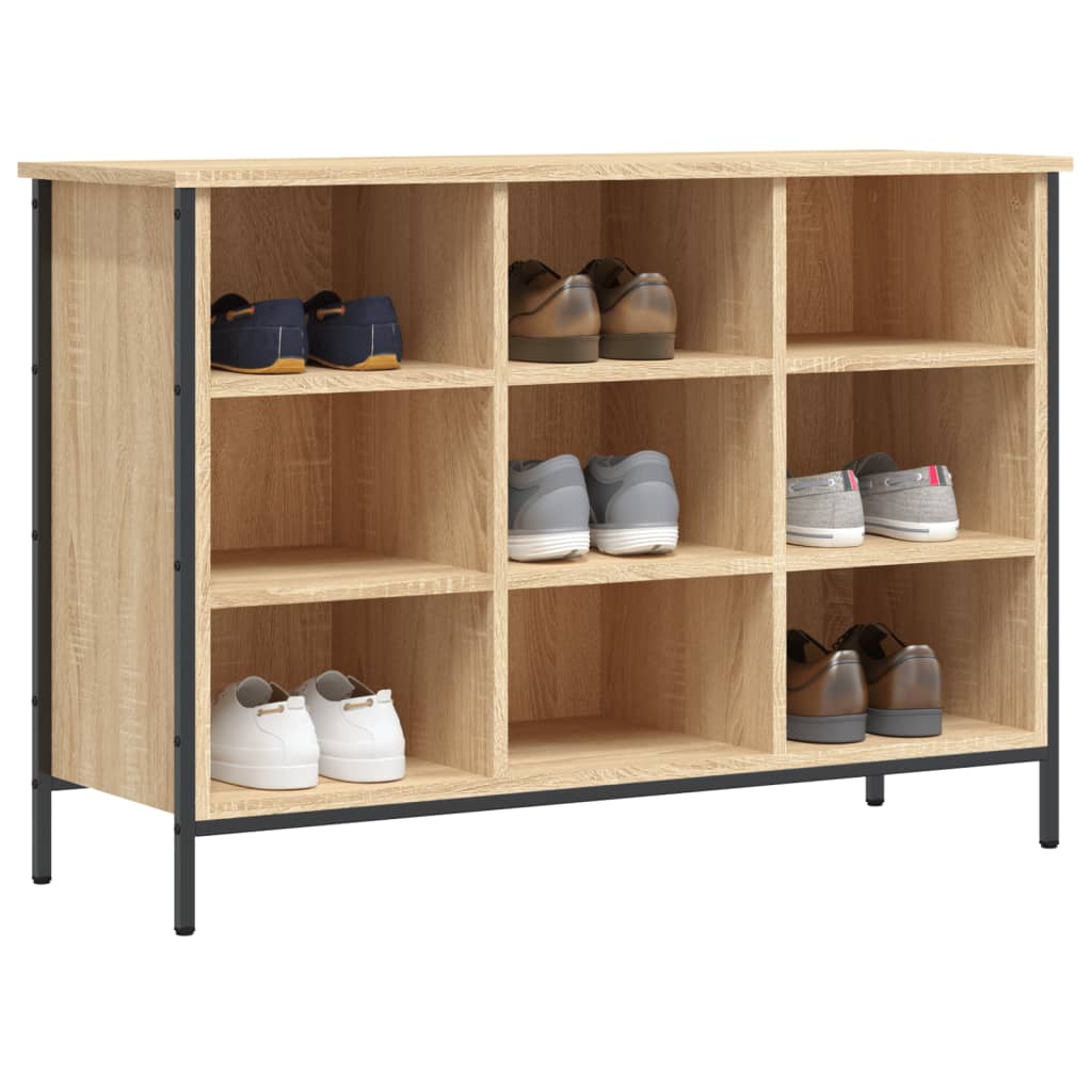 Vidaxx meuble à chaussures 100x35x70 cm bois d'ingénierie chêne sonoma