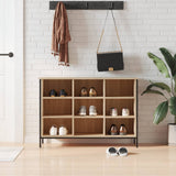 Vidaxx meuble à chaussures 100x35x70 cm bois d'ingénierie chêne sonoma