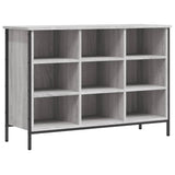 Vidaxx meuble à chaussures 100x35x70 cm bois d'ingénierie couleur chêne sonoma gris