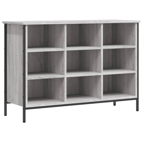 Vidaxx meuble à chaussures 100x35x70 cm bois d'ingénierie couleur chêne sonoma gris