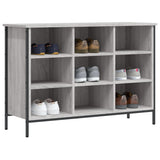 Vidaxx meuble à chaussures 100x35x70 cm bois d'ingénierie couleur chêne sonoma gris