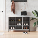 Vidaxx meuble à chaussures 100x35x70 cm bois d'ingénierie couleur chêne sonoma gris