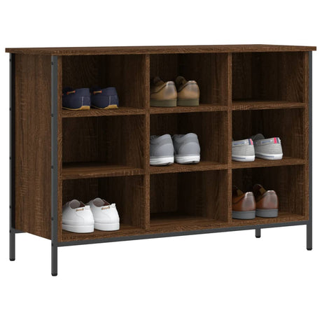 Vidaxx armoire à chaussures 100x35x70 cm bois fini couleur chêne marron