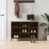 Vidaxx armoire à chaussures 100x35x70 cm bois fini couleur chêne marron