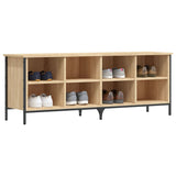 VidaXL armoire à chaussures 131x35x50 cm bois d'ingénierie chêne sonoma