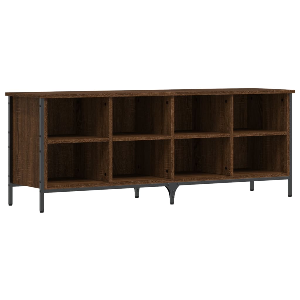 Vidaxx armoire à chaussures 131x35x50 cm bois fini couleur chêne marron