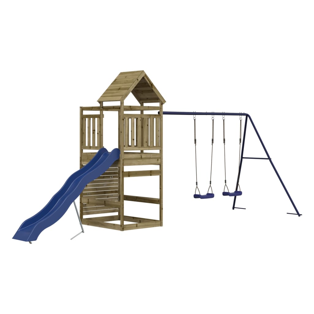 Vidaxl Garden Play Set Impragned Pine