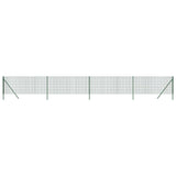 Vidaxxl clôture grillagée 1x10 m acier galvanisé vert