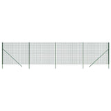 Vidaxl Wire Mesh FET 1,4x10 m Galvanizovaná ocelová zelená