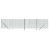 Clôture grillagée Vidaxxl 1,6x10 m acier galvanisé vert